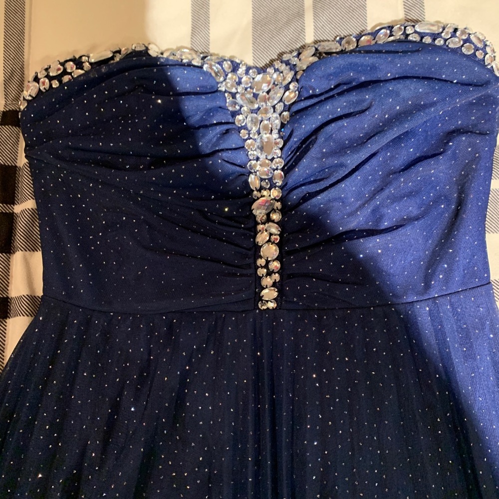 Formal dress rhinestones